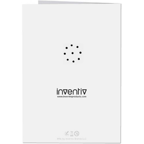  [아마존베스트]2 Pack, Inventiv 30 Second Recordable DIY Greeting Card, Voice Recorder Module, Blank White/Apply Custom Design Artwork