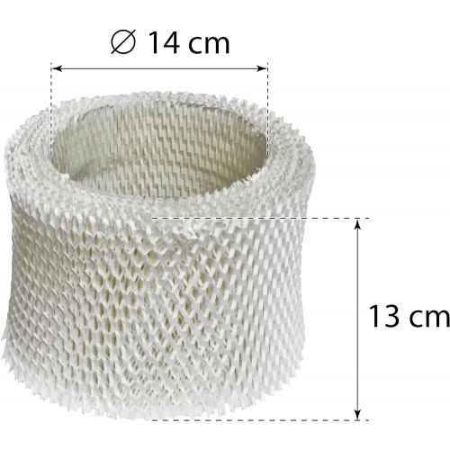  Invest Filter Replacement Compatible with Humidifier HU4801 HU4802 HU4803, HU4811 HU4813 HU4814 Replacement Parts Humidifier Philips HU4801 White (2)