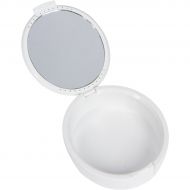 Invisa-Safe Invisalign or Essex Style Invisible Aligner Tray Case with Mirror - White
