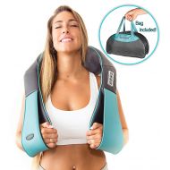 InvoSpa Shiatsu Back Shoulder and Neck Massager with Heat - Deep Tissue 3D Kneading Pillow Massager for Neck, Back, Shoulders, Foot, Legs - Electric Full Body Massage, Relieve Muscle pain