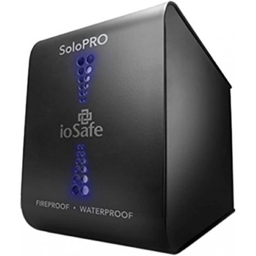  ioSafe SoloPRO 4TB Fireproof & Waterproof External Hard Drive, Black (SM4TB1YR)