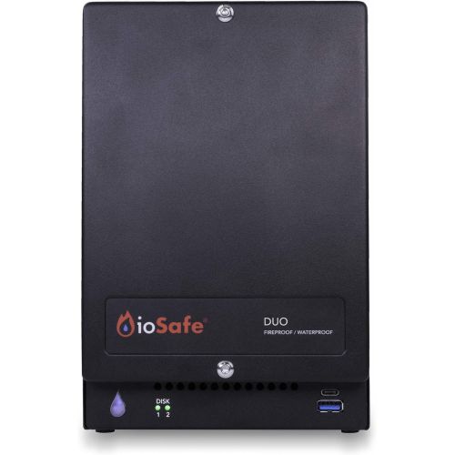  ioSafe Duo RAID 1 USB 3.2 Fireproof/Waterproof Desktop Hard Drive (Diskless (0TB))