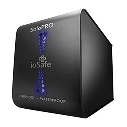  ioSafe SoloPRO 6TB Fireproof & Waterproof External Hard Drive, Black (SM6TB1YR)