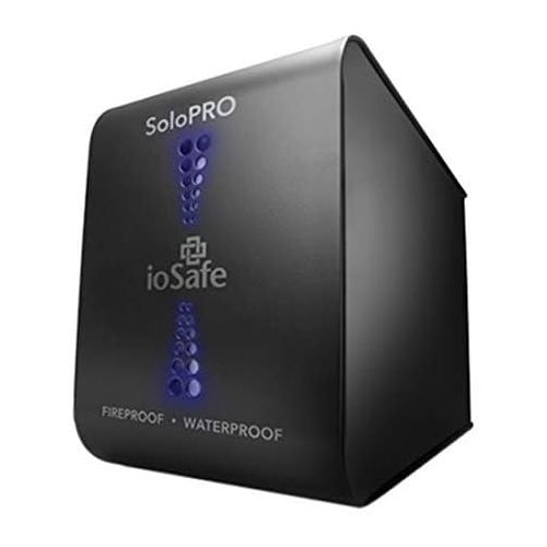  ioSafe SoloPRO 6TB Fireproof & Waterproof External Hard Drive, Black (SM6TB1YR)