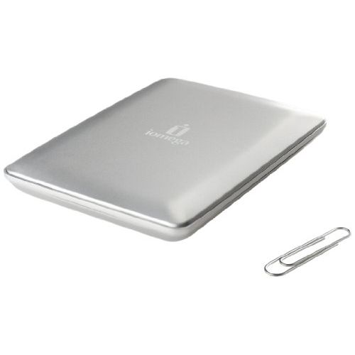  Iomega eGo Helium 1 TB USB 2.0 Portable External Hard Drive 34820 (Silver)