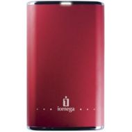 Iomega eGo Desktop Hard Drive, USB 2.0, 1TB, Ruby Red - 34267