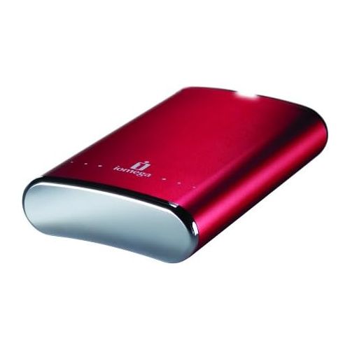  Iomega eGo Desktop Hard Drive, USB 2.0, 1TB, Ruby Red - 34267