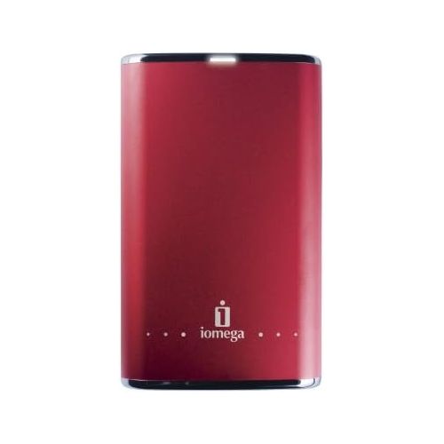  Iomega eGo Desktop Hard Drive, USB 2.0, 1TB, Ruby Red - 34267