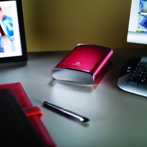  Iomega eGo Desktop Hard Drive, USB 2.0, 1TB, Ruby Red - 34267