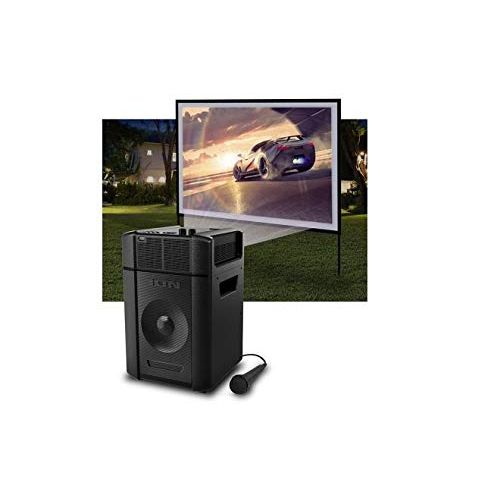  Ion Projector Plus Bluetooth 30-150 Battery Indoor-Outdoor-Karaoke-Speaker HDMI