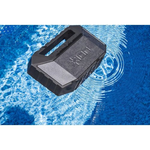  ION Audio Plunge | Waterproof Stereo Boombox with Bluetooth, Built-in Microphone & Rechargeable Battery (20W)