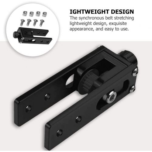  iplusmile 3D Printer Ender 3 Parts Upgrade 2020 Profile X- axis Synchronous Belt Stretch Straighten Tensioner Black