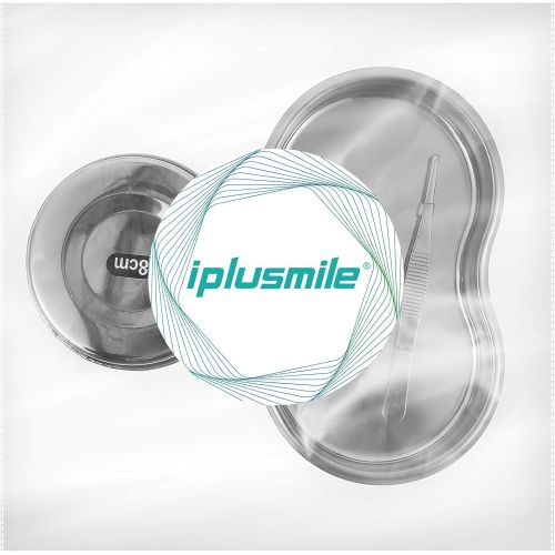  iplusmile Medical Tray Stainless Steel Instrument Tray Sterilizer Surgical Tray with Sterilizing Jar and Tweezer