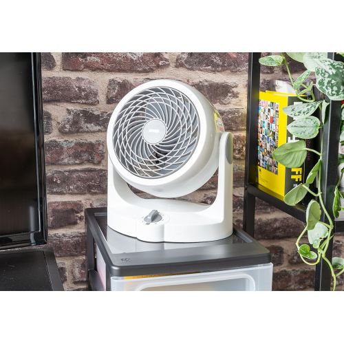  Iris Woozoo by Ohyama PCF-HD15N leiser Tischventilator, 34 W, weiss, 21,8 x 21,8 x 25,3 cm