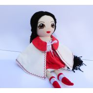 Irisandharmony Cute handmade cloth doll, cloth doll, fabric doll, soft doll, textile doll, soft toy, girls decor