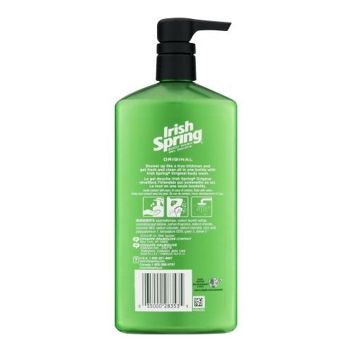  PACK OF 6 - Irish Spring Body Wash Pump, Original - 32 fl oz