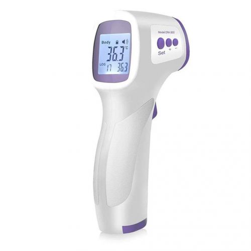  IronHeel Medical Stirn- und Ohrthermometer fuer Babys, Kinder und Erwachsene: Infrarot-Digitalthermometerpistole mit Fieberanzeige