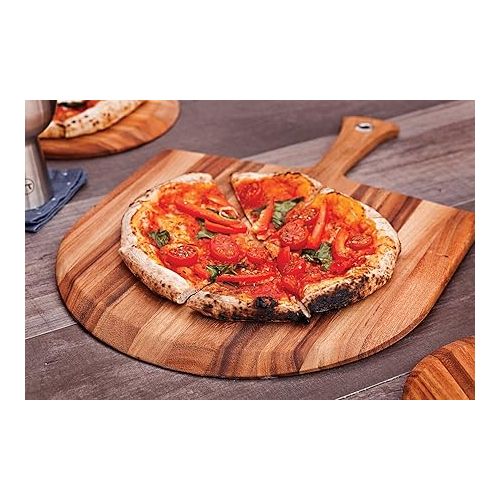  Ironwood Gourmet Napoli Pizza Peel, Acacia Wood 14 x 20 x 0.5 Inches