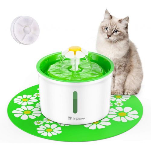  [아마존 핫딜] [아마존핫딜]IsYoung isYoung Cat Fountain 1.6L Automatic Pet Water Fountain Pet Water Dispenser, Dog/Cat Health Caring Fountain and Hygienic Dog Fountain