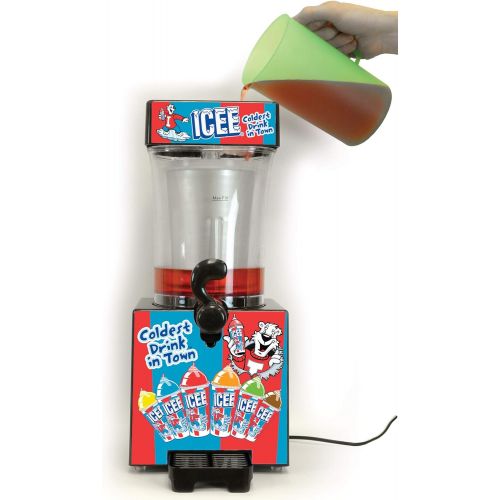  [아마존베스트]iscream Genuine ICEE Brand Counter-Top Sized ICEE at Home Slushie Maker