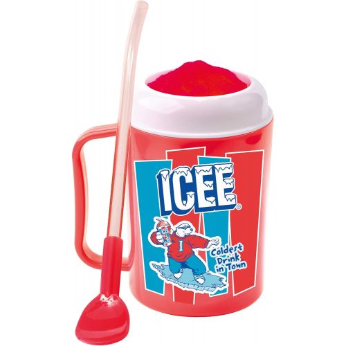  [아마존베스트]iscream Genuine ICEE Brand Single Serve ICEE Slushie Making Cup Set with Cherry Syrup