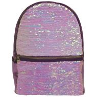 Iscream iscream Girls Iridescent Reversible Flip Sequin 18 x 12 Backpack for School and Travel with Interior Laptop Pocket