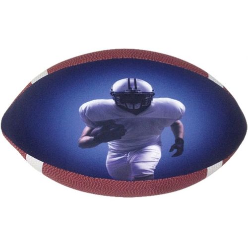  Iscream iscream Game On! Photoreal Football Shaped 16 x 12 x 12 Microbead Accent Pillow