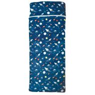 Iscream iscream Out of This World 57 x 28.5 Faux Sherpa-Lined Silky Silky Fleece Zippered Sleeping Bag