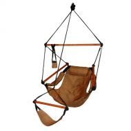 Island Hammaka Hanging Hammock Air Chair, Wooden Dowels, Tan