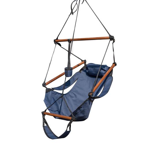  Island Retreat NU3200 Hanging Hammock Swing Chair, Blue