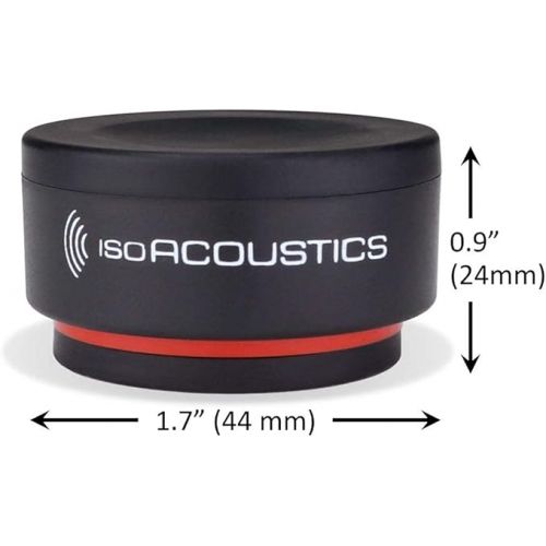  IsoAcoustics Iso-Puck Series Acoustic Isolators (Iso-Puck Mini, 6 lbs max/Unit, 8-Pack)