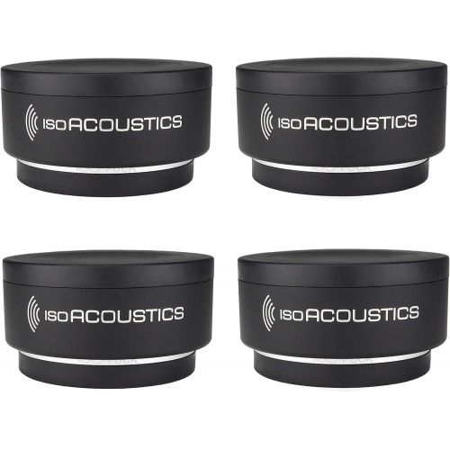  IsoAcoustics Iso-Puck Series Acoustic Isolators (Iso-Puck, 20 lbs max/Unit, 4-Pack)