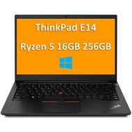 Lenovo ThinkPad E14 14 FHD IPS Ryzen 5-4500U, 16GB RAM, 256GB PCIe SSD Business Laptop AMD 6-Core Type-C (DisplayPort and Power Delivery), Webcam, IST Computers Windows 10 Pro