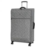 It+luggage it luggage 34.4 Stitched Squares Lightweight Case, Flint Grey