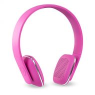 It.innovative technology Innovative Technology Rechargeable Wireless Bluetooth Modern Headphones with Rubberized Finish, Pink