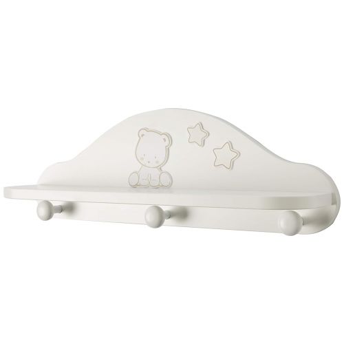  Italbaby 070.4200-0246 White Pop Star Ivory Shelf-Hangers, Multi Colour