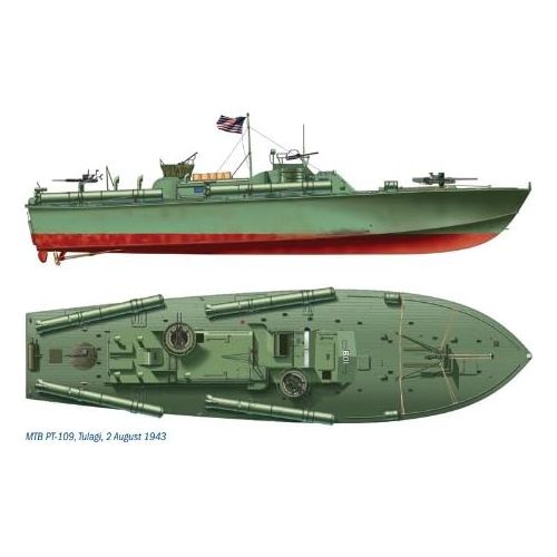  Italeri Motor Torpedo Boat PT-109 Model Kit