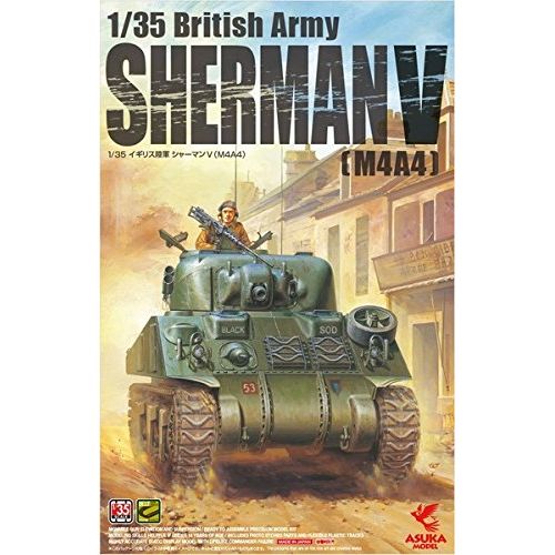  Italeri ASU35016 1:35 Asuka British Army Sherman (M4A4) [MODEL BUILDING KIT]