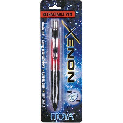  Itoya XE-100 Xenon Retractable Pen (Lava Red)