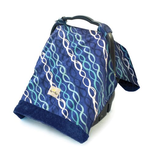  Itzy Ritzy Car Seat Canopy  Infant Car Seat Cover Fits All Car Seats, Includes Toy Loops and Can Unfold...