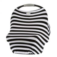 [아마존베스트]Itzy Ritzy 4-in-1 Nursing Cover, Car Seat Cover, Shopping Cart Cover and Infinity Scarf  Breathable, Multi-Use Mom Boss Breastfeeding Cover, Car Seat Canopy, Cart Cover & Scarf, B