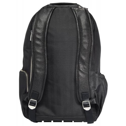  [아마존베스트]Itzy Ritzy Diaper Bag Backpack  Large Capacity Boss Backpack Diaper Bag Featuring Bottle Pockets, Changing Pad, Stroller Clips and Comfortable Backpack Straps, Black Herringbone