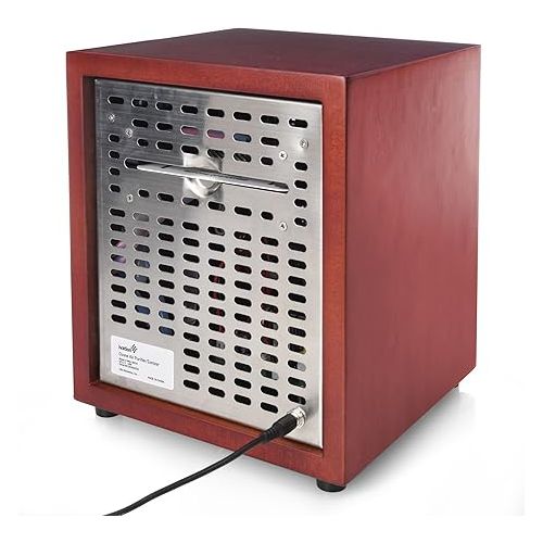  Ivation Ozone Generator Air Purifier, Ionizer & Deodorizer -Purifies Up to 3,500 Sq/Ft -Great for Dust, Pollen, Pets, Smoke & More Cherry