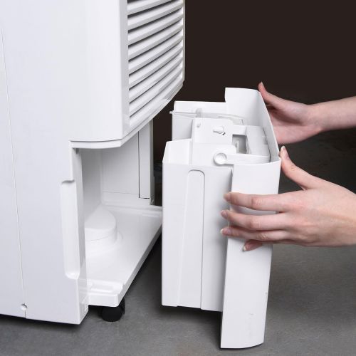  [아마존 핫딜]  [아마존핫딜]Ivation 70 Pint Energy Star Dehumidifier, Large Capacity Compressor Dehumidifier For Spaces Up To 4,500 Sq Ft, Includes Programmable Humidistat, Hose Connector, Auto Shutoff Restar