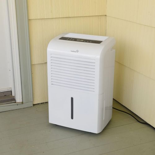  [아마존 핫딜]  [아마존핫딜]Ivation 70 Pint Energy Star Dehumidifier, Large Capacity Compressor Dehumidifier For Spaces Up To 4,500 Sq Ft, Includes Programmable Humidistat, Hose Connector, Auto Shutoff Restar