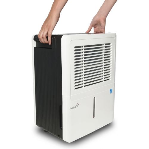  [아마존핫딜][아마존 핫딜] Ivation Energy Star Compressor Dehumidifier, for Spaces Up to 4,500 Sq Ft, Includes Programmable Humidistat, Hose Connector, Auto Shutoff/Restart, Casters and Washable Air Filter