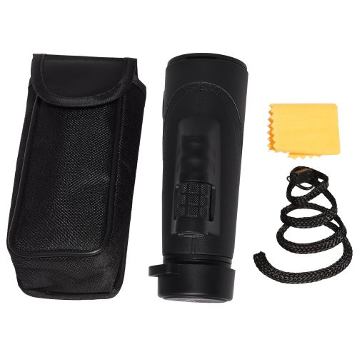  Ivation Grip Scope High Definition Wide View Compact Monocular Waterproof Dust & Shock Proof with Retractable Eyecup & BAK4 Prism Full FMC Multi Coated Optical Full Glass Lens Free Cleanin