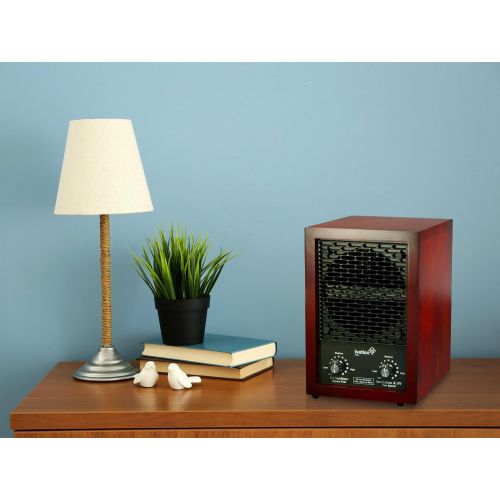  Ivation 5-in-1 HEPA Air Purifier & Ozone Generator, Ionizer & Deodorizer for Up to 3,700 Sq/Ft ? Included HEPA, Carbon and Photocatalytic Filters, with UV Light and Negative Ion Ge