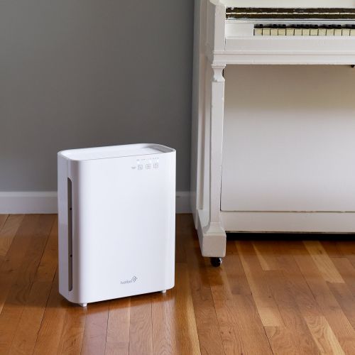  Ivation Medium Size 3-in-1 True HEPA Air Purifier Sanitizer and Deodorizer with UV Light - True HEPA Filter, Active Carbon Filter and UV Light Cleaner for Home or Office - 323 SqF