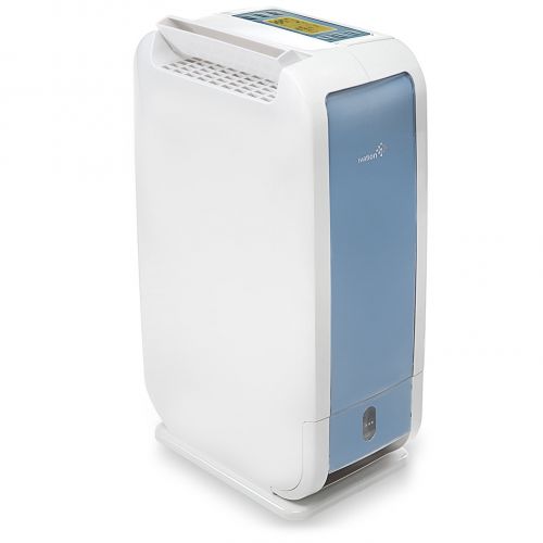  Ivation 13-Pint Small-Area Desiccant Dehumidifier Compact and Quiet - With Continuous Drain Hose for Smaller Spaces, Bathroom, Attic, Crawlspace and Closets - For Spaces Up To 270